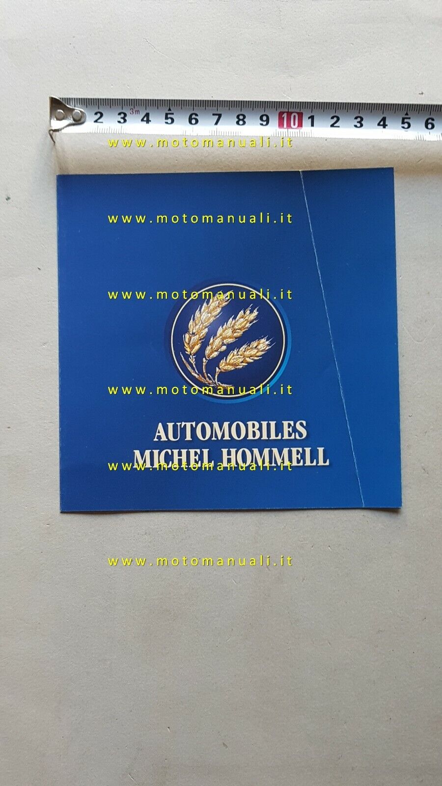 Michel Hommel automobiles anni 90 depliant Francese originale brochure