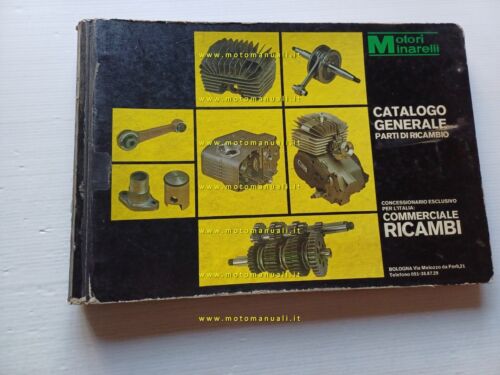 Minarelli catalogo ricambi generale motori 1979 originale spare parts catalogue
