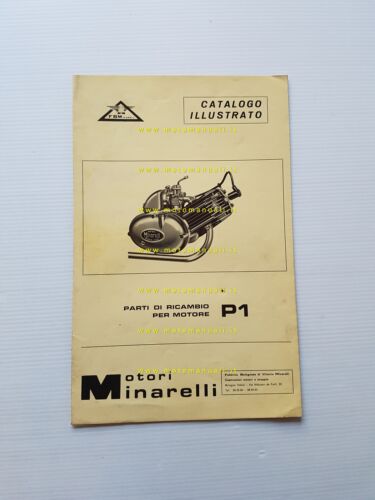 Minarelli Motore P1 48 anni 60 catalogo ricambi originale Parts …