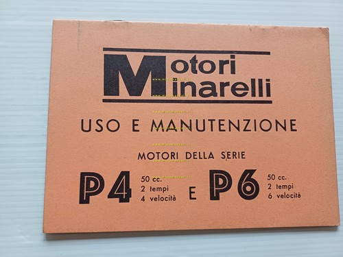 Minarelli motori 50 P6 R-P6 E - P4 R -P4 …