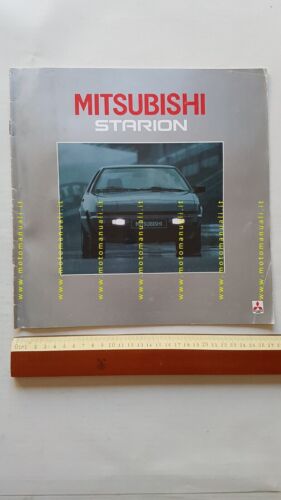 MITSUBISHI STARION 1982 depliant originale testo OLANDESE DUTCH text