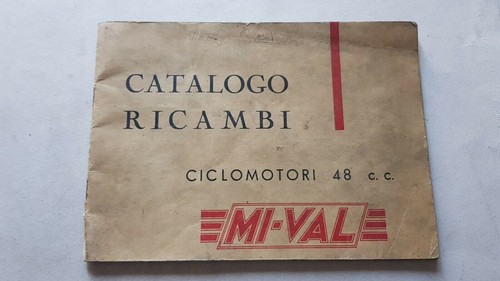 MIVAL 48 Ciclomotori 1963 catalogo ricambi ORIGINALE spare parts catalogue