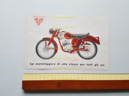 MM 125 1955 depliant originale moto