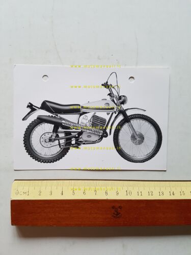 Mondial 125 Cross 1972 foto cartella stampa originale