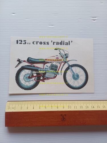 Mondial 125 Cross Radial 1970 depliant originale italiano