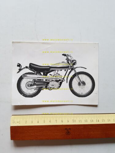 Mondial 125 Cross Radial Sachs 1971 foto cartella stampa originale