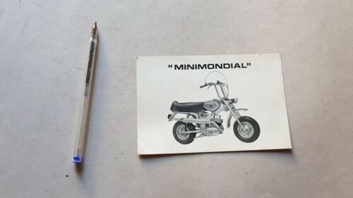 Mondial 50 Minimondial depliant cartolina italiano originale genuine brochure