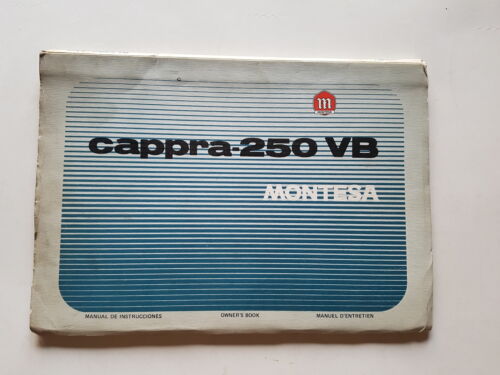 Montesa CAPPRA 250 VB 1977-78 manuale uso+catalogo ricambi originale