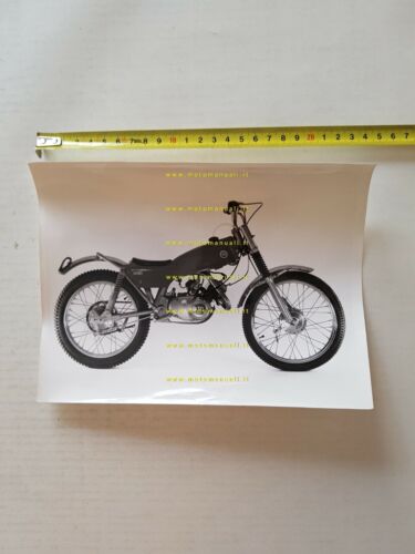 Montesa Cota 25 trial 1973 foto cartella stampa originale press …