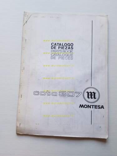 Montesa Cota 307 1987 catalogo ricambi originale