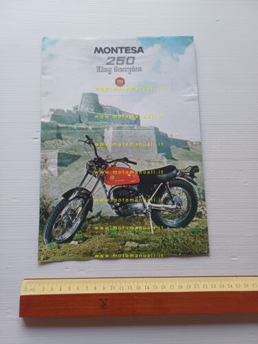 Montesa King Scorpion 250 1971 depliant inglese originale