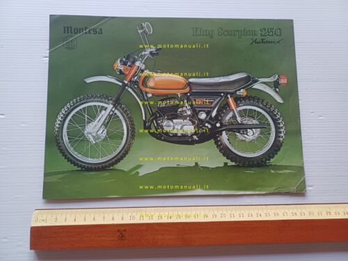 Montesa King Scorpion 250 Automix 1975 depliant spagnolo originale