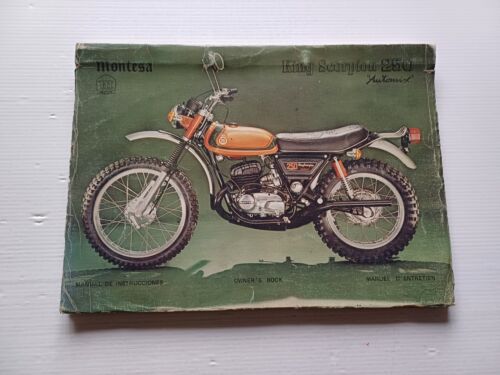 Montesa King Scorpion Automix 250 1973 manuale uso + catalogo …