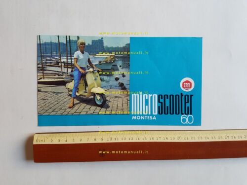 Montesa Laverda Microscooter 60 depliant brochure catalogo originale SPAGNOLO