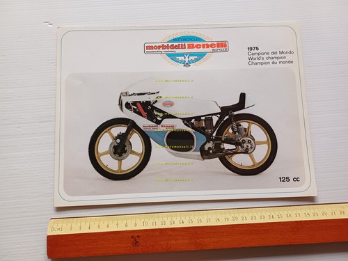 Morbidelli 125 VR GP 1976-77 depliant italiano originale