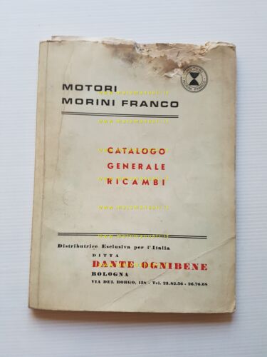 Morini Franco catalogo generale tutti Motori 50 1965 originale
