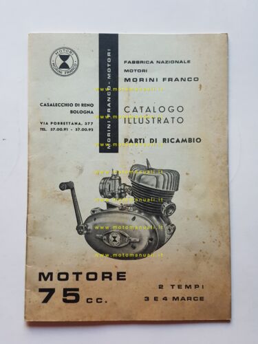 Morini Franco catalogo ricambi MOTORE 75 3-4 V originale engine …