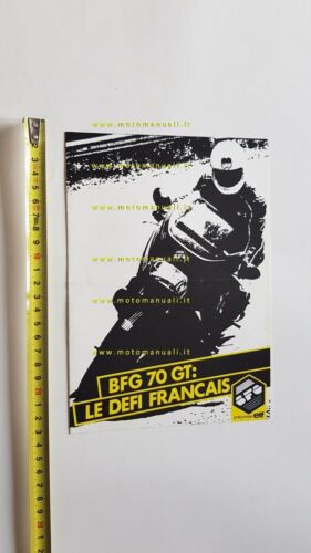 Moto BFG 70 GT 1300 1982 depliant FRANCESE originale brochure …