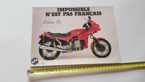 Moto BFG 70 GT 1300 1984 depliant FRANCESE originale brochure …