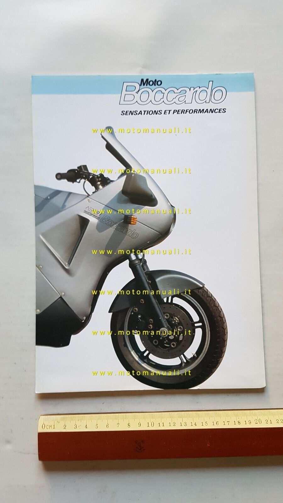 Moto Boccardo produzione 1997 Aero - Diesel depliant testo inglese