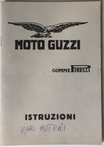 Moto Guzzi - Istruzioni (vari motori) - Anastatica