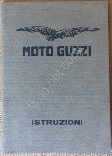 Moto Guzzi - Manuale Istruzioni - Anastatica