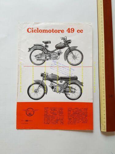 Moto Guzzi - Parilla MG 49 2T 1962 depliant originale …