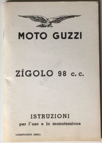 Moto Guzzi - Zigolo 98 cc - Istruzioni uso e …