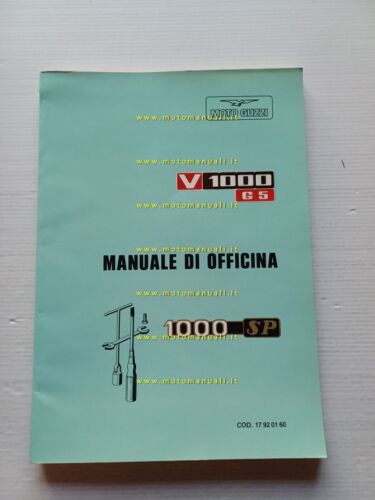 Moto Guzzi 1000 SP - G5 1979 manuale officina ITALIANO …