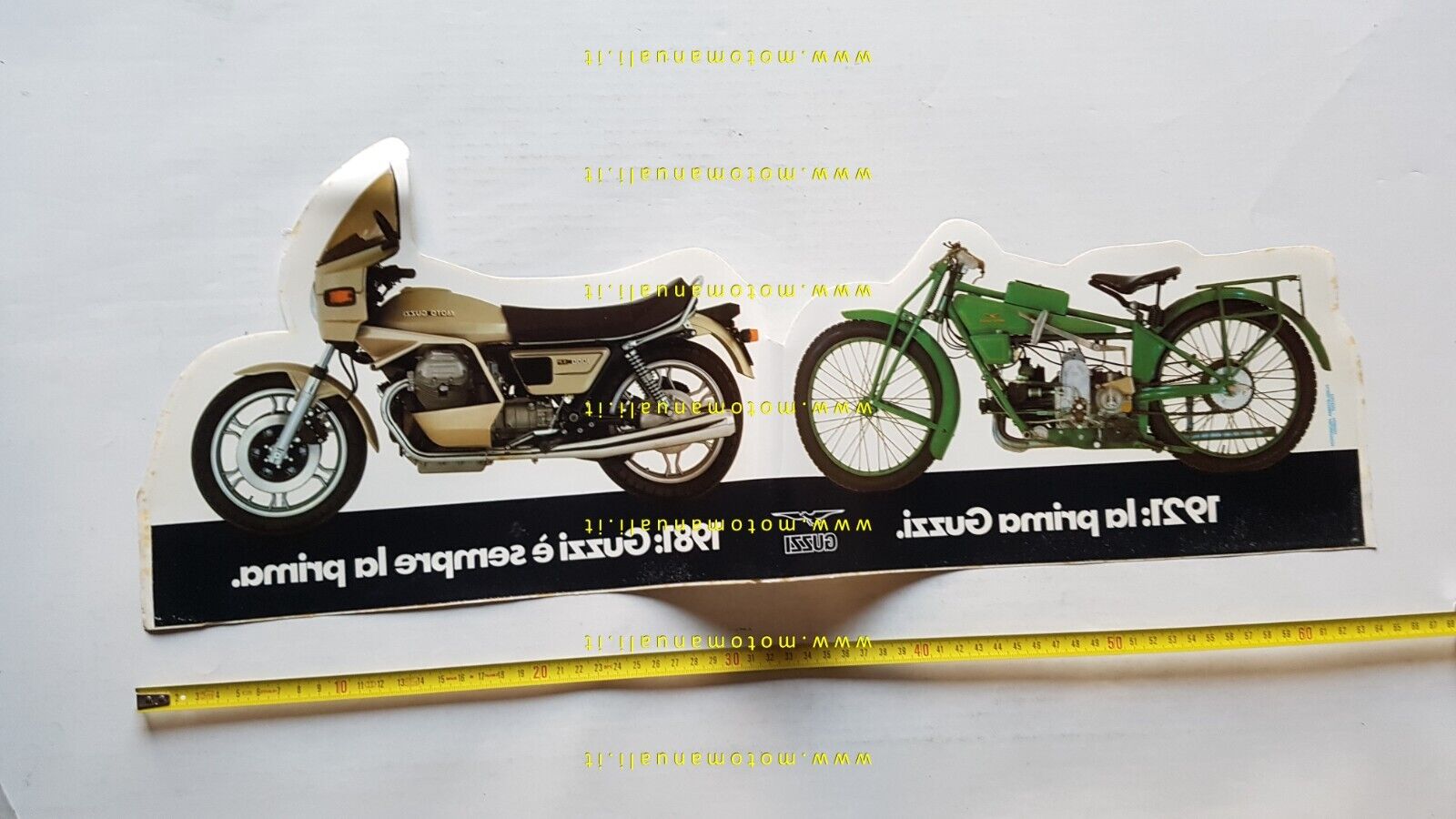 Moto Guzzi 1000 SP vetrofania originale anni '80 no insegna …