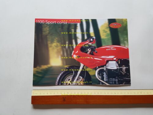 Moto Guzzi 1100 Sport Corsa depliant italiano originale