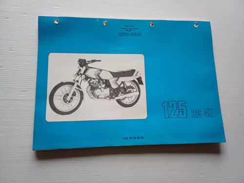 Moto Guzzi 125 1980 2c 4T catalogo ricambi originale spare …