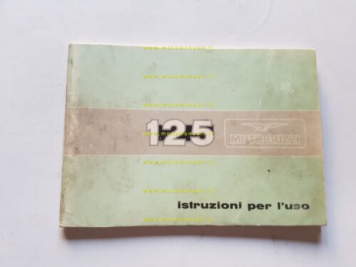 Moto Guzzi 125 4T Bicilindrico 1979 manuale uso manutenzione italiano …