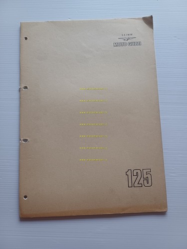 Moto Guzzi 125 Turismo 1975 catalogo ricambi ORIGINALE