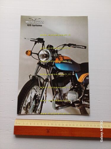 MOTO GUZZI 125 Turismo 2T 1975 depliant originale italiano