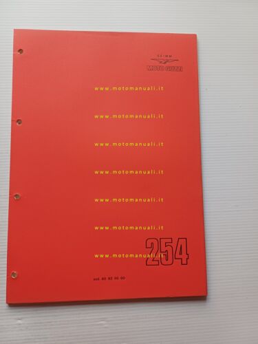 MOTO GUZZI 254 1977 catalogo ricambi originale spare parts catalogue