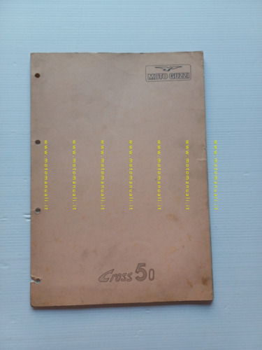 Moto Guzzi 50 Cross 1974-75 catalogo ricambi ORIGINALE spare parts …