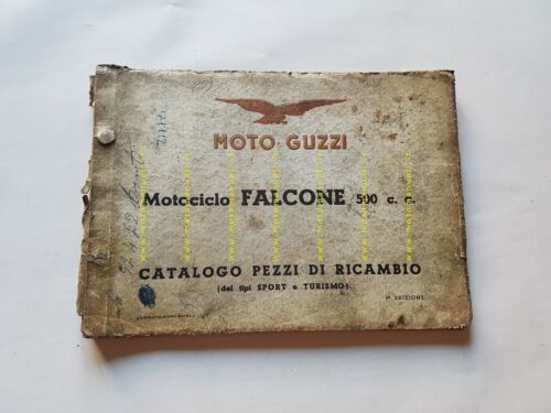 Moto Guzzi 500 Falcone Sport-Turismo 1953 catalogo ricambi ORIGINALE parts …
