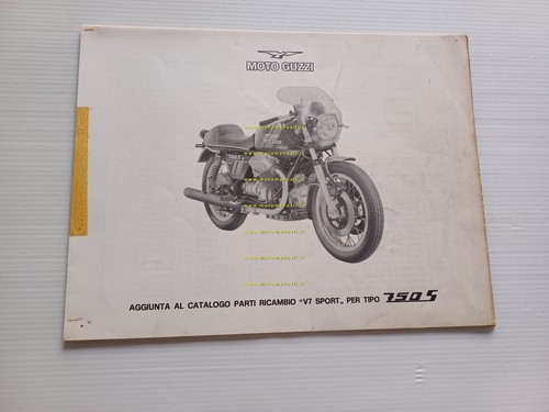 Moto Guzzi 750 S 1973 - aggiunta al catalogo ricambi …