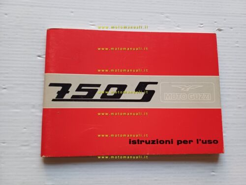 Moto Guzzi 750 S 1974 manuale uso manutenzione libretto italiano …