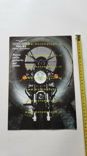 Moto Guzzi 750 S3 1975 depliant moto originale motorcycle brochure