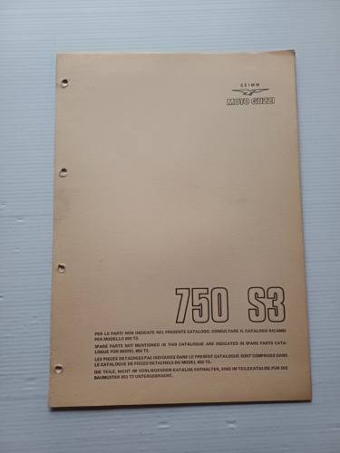 Moto Guzzi 750 S3 Varianti catalogo 850 T3 1977 catalogo …