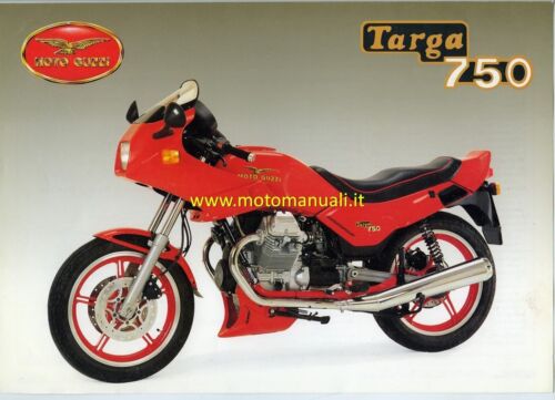 MOTO GUZZI 750 Targa 1990 depliant originale genuine motorcycle brochure