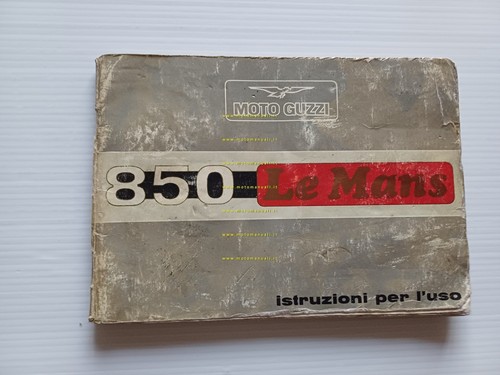Moto Guzzi 850 Le Mans 1 1975 manuale uso manutenzione …