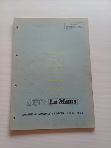 Moto Guzzi 850 Le Mans 1 1976 Varianti Manuale Officina …