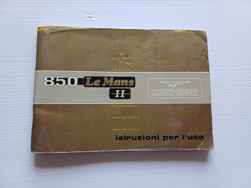 Moto Guzzi 850 Le Mans II 1978 manuale uso manutenzione …