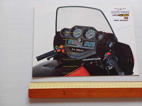 MOTO GUZZI 850 Le Mans II 1979 depliant originale ITALIANO