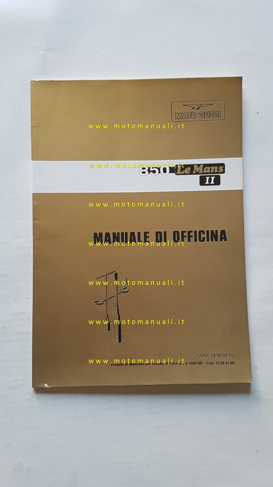 Moto Guzzi 850 Le Mans II 1979 VARIANTI manuale officina …