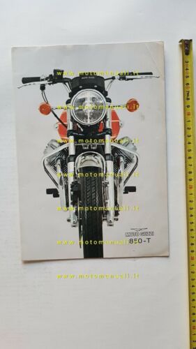 MOTO GUZZI 850 T 1974 depliant originale italiano motorcycle brochure