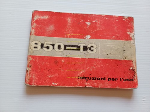Moto Guzzi 850 T3 1975 manuale uso manutenzione libretto istruzioni …
